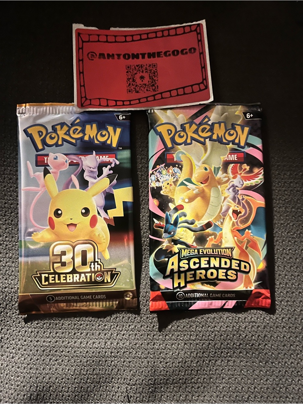 Pokemon 30th anniversary & Ascended Heroes booster pack 2